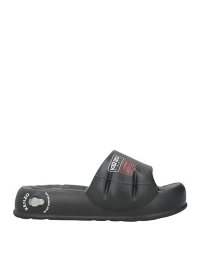 Kenzo Woman Sandals Black Size 6.5 Rubber