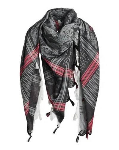 Kenzo Woman Scarf Black Size - Viscose, Cotton