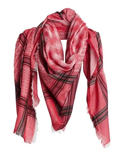 Kenzo Woman Scarf Red Size - Viscose, Cotton