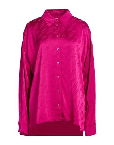 Kenzo Woman Shirt Fuchsia Size 8 Viscose In Pink