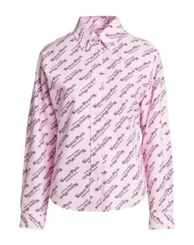 Kenzo Woman Shirt Pink Size 4 Cotton
