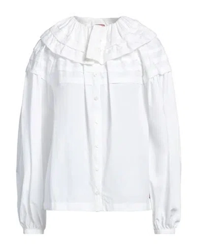 Kenzo Woman Shirt White Size 6 Cotton