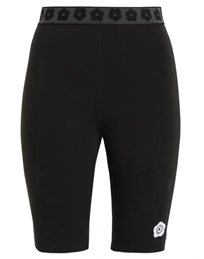Kenzo Woman Shorts & Bermuda Shorts Black Size S Cotton, Elastane