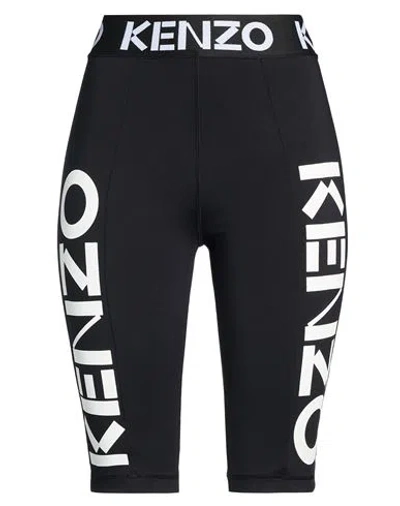 Kenzo Woman Shorts & Bermuda Shorts Black Size M Polyamide, Elastane