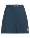 Kenzo Woman Shorts & Bermuda Shorts Blue Size 6 Triacetate, Cotton