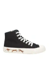 Kenzo High-top Sneakers With Boke Flower Logo In Black