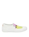 Kenzo Woman Sneakers White Size 5.5 Textile Fibers, Rubber In White
