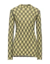 Kenzo Yellow  Paris Vichy Sweater In Green