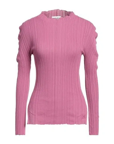 Kenzo Woman Sweater Mauve Size L Cotton In Pink