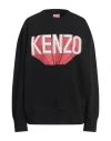 Kenzo Logo-print Cotton Sweatshirt In Black