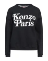 Kenzo Cotton Crew Neck Sweatshirt In Black