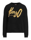 Kenzo Archive Logo-embroidered Sweatshirt In Black