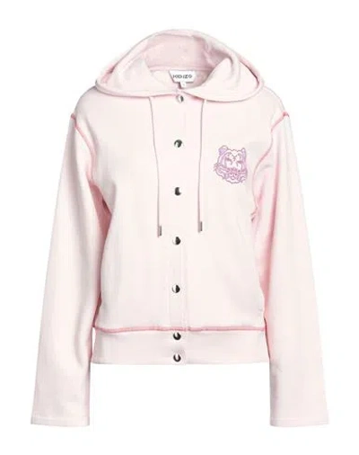 Kenzo Woman Sweatshirt Pink Size Xl Cotton