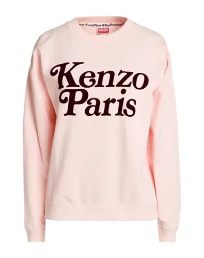 Kenzo Woman Sweatshirt Pink Size Xs Cotton In Neutral