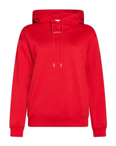 Kenzo Woman Sweatshirt Red Size Xs Cotton
