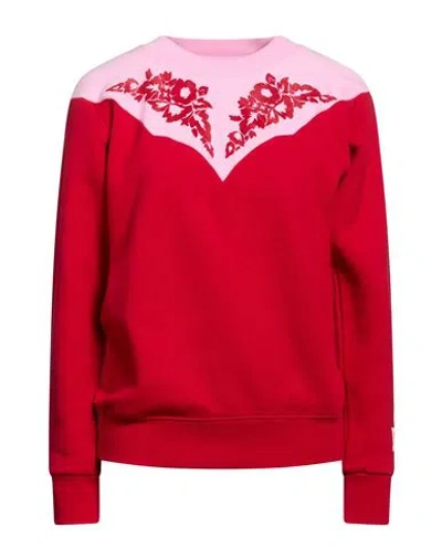 Kenzo Woman Sweatshirt Red Size Xs Cotton