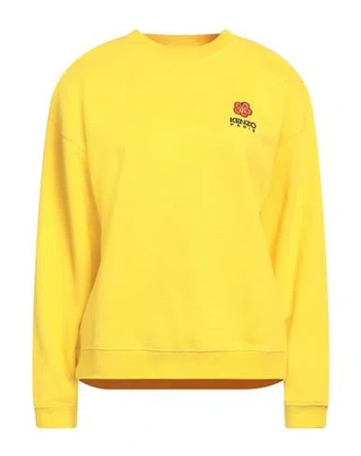 Kenzo Woman Sweatshirt Yellow Size M Cotton
