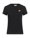 Kenzo Woman T-shirt Black Size Xs Cotton In Black