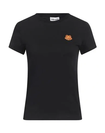Kenzo Woman T-shirt Black Size Xs Cotton
