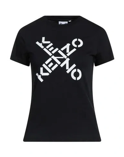 Kenzo Woman T-shirt Black Size S Cotton