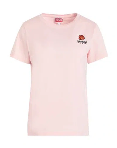 Kenzo Woman T-shirt Light Pink Size L Cotton