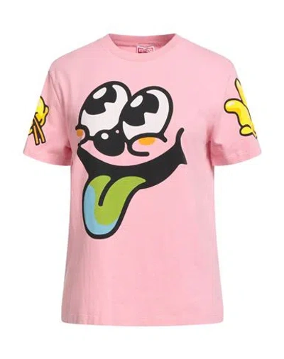 Kenzo Woman T-shirt Pink Size S Cotton