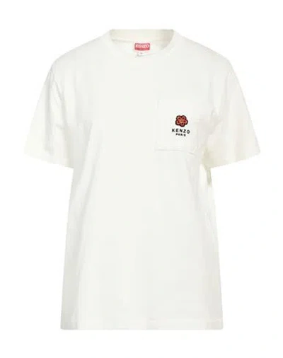 Kenzo Woman T-shirt White Size Xl Cotton