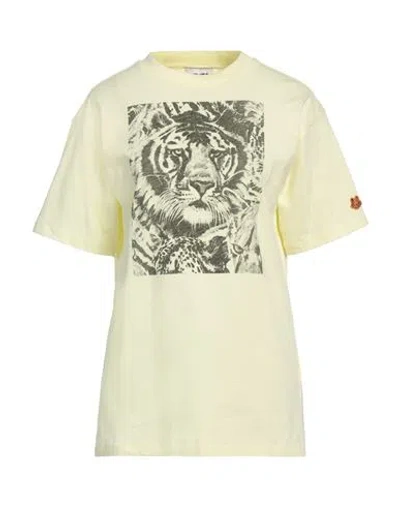 Kenzo Woman T-shirt Yellow Size Xxs Cotton