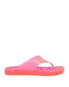Kenzo Woman Thong Sandal Fuchsia Size 6.5 Rubber