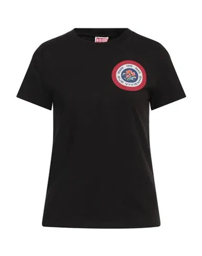 Kenzo Woman T-shirt Black Size Xs Cotton