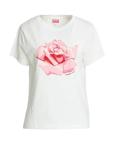 Kenzo Woman T-shirt White Size S Cotton