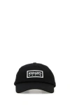 Kenzo Curved Visor Cotton Baseball Cap In Black