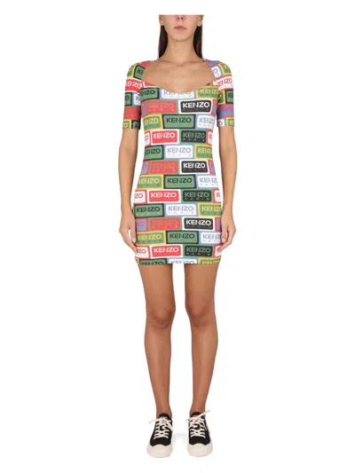 KENZO WOMEN'S BODYCON DRESSLABELS | SIZE MEDIUM | FD52RO729