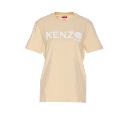 Kenzo Women Boke Flower 2.0 Loose T-shirt In Beige