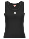 Kenzo Tank Top Boke Flower 2.0 In Black