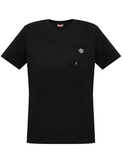 Kenzo Women Boke Flower T-shirt In Black