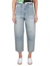 Kenzo Women Carrot Fit Jeans In Blue