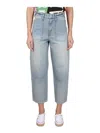 Kenzo Women Carrot Fit Jeans In Blue