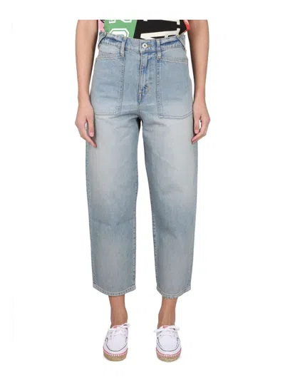 KENZO WOMEN'S CARROT FIT JEANS