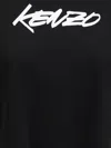 Kenzo Graphic Print Cotton T-shirt For Comfort In Black
