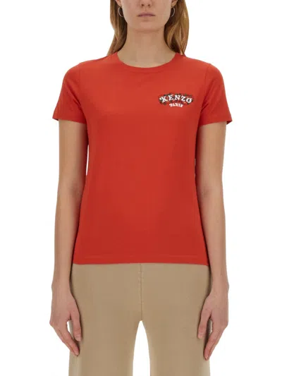 KENZO KENZO WOMEN EMBROIDERED T-SHIRT "VERDY MARKET"