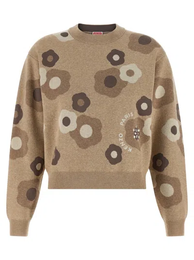 Kenzo Women 'hana Dots' Sweater In Brown