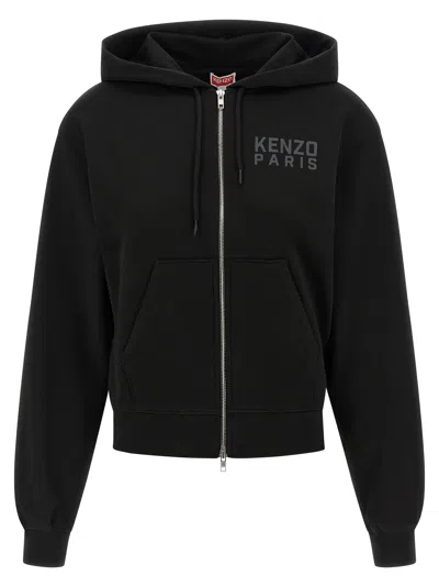 Kenzo Women ' Happy Tiger' Hoodie In Black