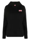 Kenzo Paris Oversized Cotton Hoodie In Black