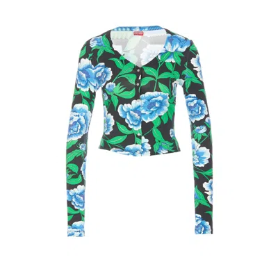 KENZO KENZO WOMEN KENZO PEONIES CARDIGAN