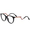Kenzo Women's Kz50025i 51mm Optical Frames In Black