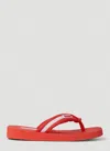 Kenzo Women Logo Patch Flip Flops