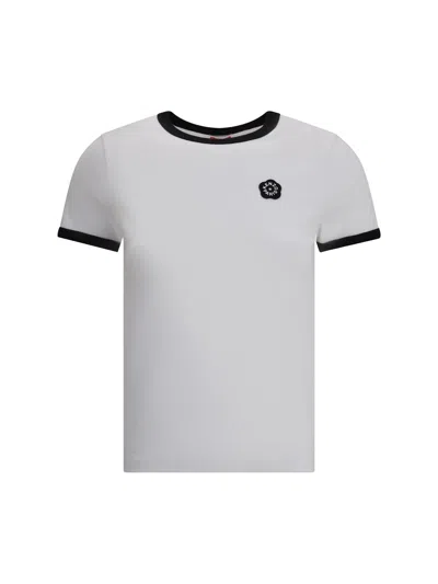 Kenzo Women Logoed T-shirt In Gray