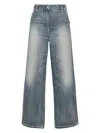 Kenzo Low-rise Wide-leg Jeans In Blue