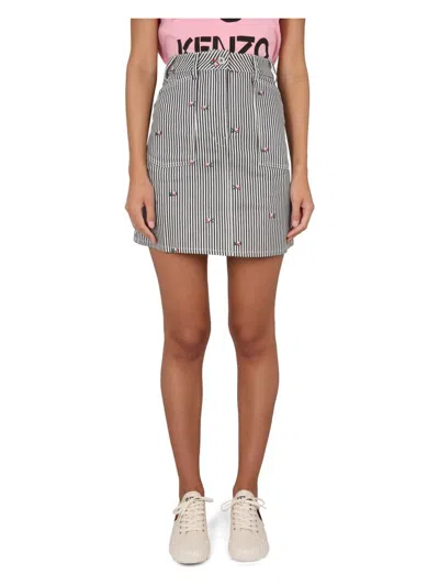 KENZO WOMEN'S MINISKIRT WITH PRINT